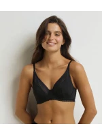 Dámská krajková podprsenka s kosticí DAILY MICRO model 21337608 BRA  černá - DIM