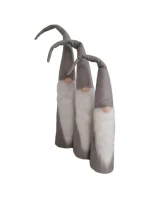 SADA ŠEDÝCH DEKORATÍVNYCH MIKULÁŠOV 60, 70, 80 CM detské