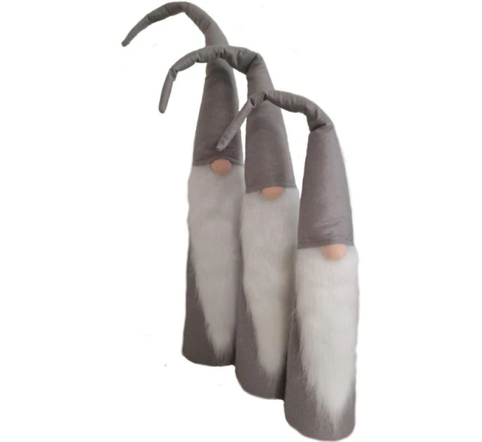 SADA ŠEDÝCH DEKORATÍVNYCH MIKULÁŠOV 60, 70, 80 CM detské