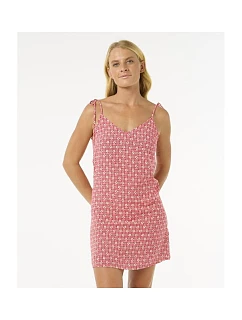 Šaty RIP CURL Cala Mayor Mini Tie Dress, červené