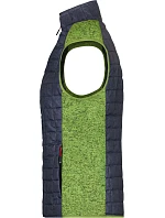 JN Dámská pletená hybridní vesta 02.0 kiwi melange/anthracite melange model 22489238 - Daiber JN Dámská pletená hybridní vesta 02.0 kiwi melange/anthracite melange model 22489238 - Daiber