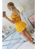 Hořčicová model 18746813 sada - K-Fashion