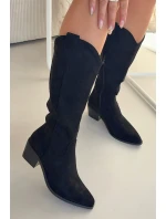 Kozačky Kovbojky Dámské Černé model 21821849 - Boto Kozačky Kovbojky Dámské Černé model 21821849 - Boto