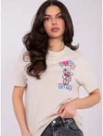 Tričko D12022AH02645Y light beige