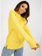 Dámska mikina MA BL 1809002 1.15P žltá - FPrice Dámska mikina MA BL 1809002 1.15P žltá - FPrice