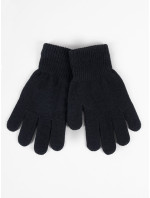 Yoclub Detské základné rukavice RED-MAG4U-0050-001 Black