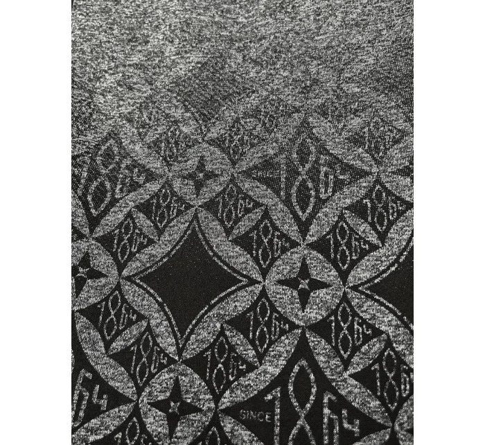 Tmavosivé pánske kraťasy s potlačou (8K1120-5) Tmavosivé pánske kraťasy s potlačou (8K1120-5)