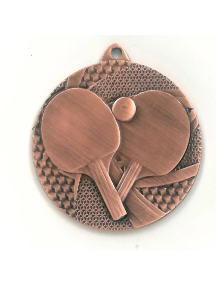 Bronzová medaila - stolný tenis - oceľová medaila