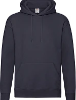 Fruit of the Loom Premium Hooded Sweat Pánska mikina s kapucňou 16.2152 tmavomodrá