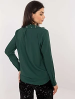 Košeľa DHJ KS 15260.96 tmavozelená