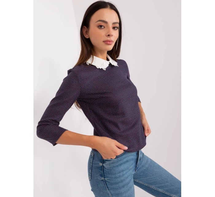 Blúzka LK BZ 506477.70P tmavomodrá Blúzka LK BZ 506477.70P tmavomodrá