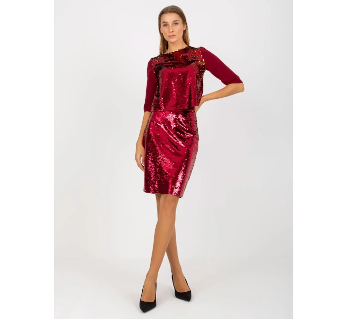 Blúzka LK BZ 507300.88 gaštanová Blúzka LK BZ 507300.88 gaštanová