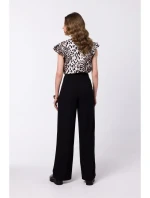 S331 Blúzka bez rukávov - čierna