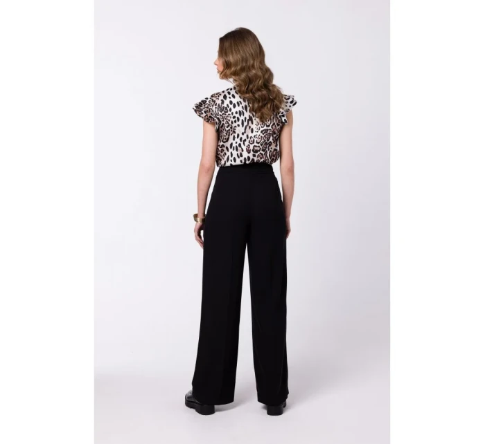 S331 Blúzka bez rukávov - čierna