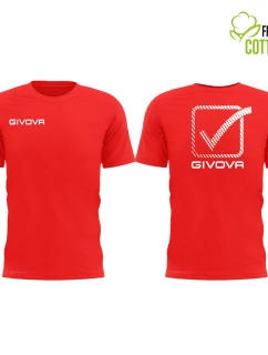 Pánské/chlapecké sportovní triko  Cotton červené model 21280642 - Givova