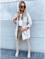Dámská přechodná bunda parka STYLE světle béžová Dstreet model 21970990 - FashionStreet