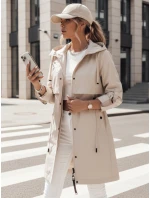 Dámská přechodná bunda parka béžová Dstreet model 21974186 - FashionStreet