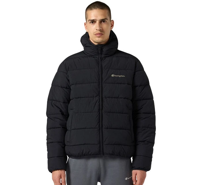 Pánská bunda s kapucí černá model 21813684 KK001 pánské - CHAMPION