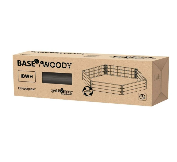 BASE WOOD GARDEN ROCK 6 ELEMENTS RUSTIC BRICK detské