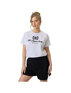 Dámské tričko  light grey melange WSS26TTSH 27M model 22143643 - 4F