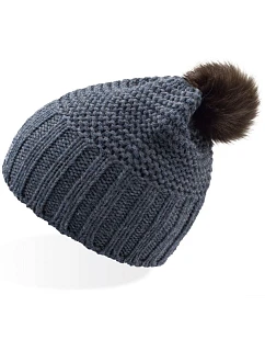 Bianco Pletená čepice s bambulí " model 22452629 - Atlantis Headwear