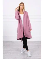 Tmavě růžová bunda s potiskem Tmavě růžová bunda s potiskem