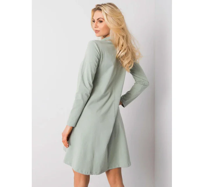 Šaty RV SK model 18020466 světle zelená - FPrice Šaty RV SK model 18020466 světle zelená - FPrice