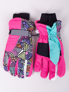 Dětské zimní lyžařské rukavice model 17962012 Multicolour - Yoclub