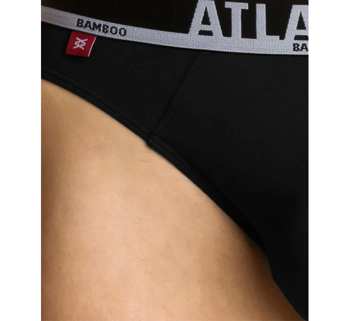 Pánske bambusové nohavičky ATLANTIC PREMIUM - čierne Pánske bambusové nohavičky ATLANTIC PREMIUM - čierne