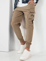 FashionStreet béžové pánske bojové nohavice UX4163
