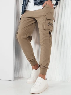 FashionStreet béžové pánske bojové nohavice UX4163
