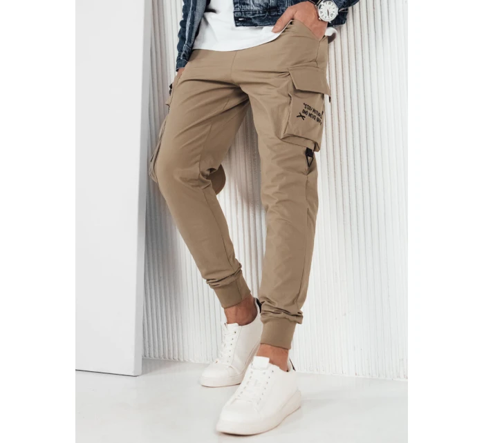 Pánské bojové kalhoty béžové Dstreet model 21973094 - FashionStreet Pánské bojové kalhoty béžové Dstreet model 21973094 - FashionStreet