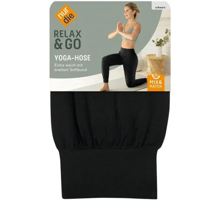 Dámske nohavice na jogu NUR DIE YOGA PANTS - NUR DIE - čierne