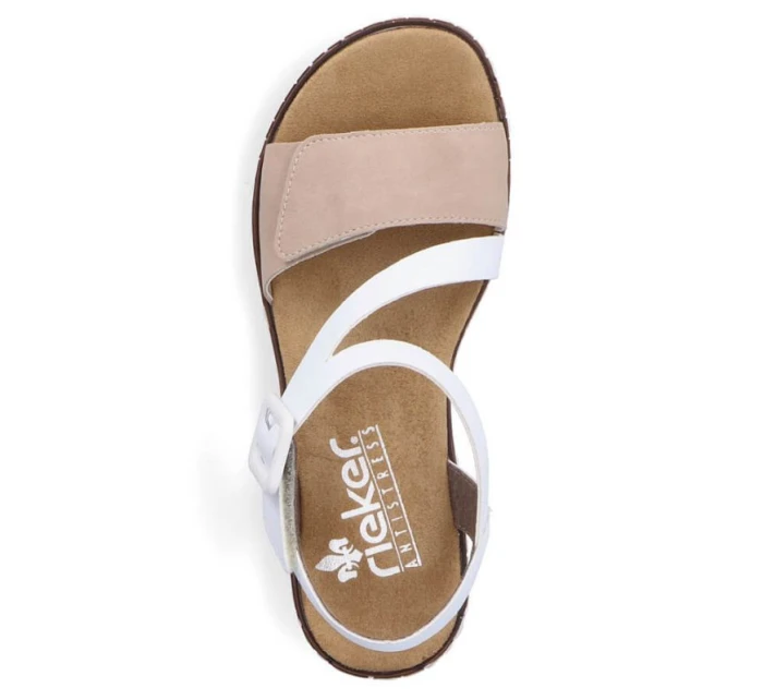 Pohodlné kombinované sandále Rieker W RKR678