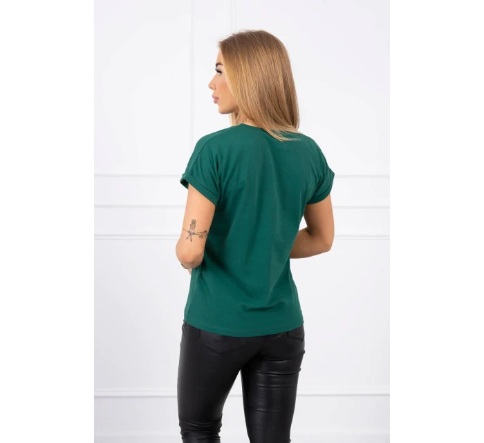 model 18748293 je moje kardio tmavě zelená halenka - K-Fashion model 18748293 je moje kardio tmavě zelená halenka - K-Fashion