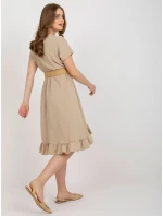 Šaty DHJ SK 8358.19 béžové