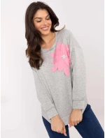 Mikina MI BL M6098.05P sivá Mikina MI BL M6098.05P sivá