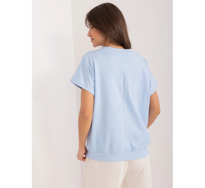 Bluzka RV BZ model 19768862 jasny niebieski - FPrice