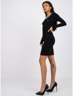 Šaty RV SK model 17070515 černá - FPrice Šaty RV SK model 17070515 černá - FPrice