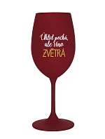 LIEČBA ČAKÁ, ALE VÍNO VYPADÁ - burgundský pohár na víno 350 ml