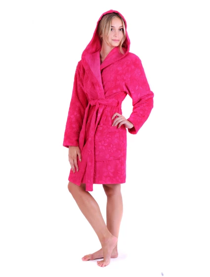 model 21751442 s kapucí malinová - Vestis