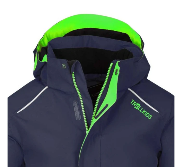 Kids Snow Jacket Pro winter navy blue bunda s kapucí model 21784050 - Trollkids