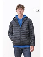 SOL'S Jacket Men Lehká pánská prošívaná bunda s kapucí black model 22449936 SOL'S Jacket Men Lehká pánská prošívaná bunda s kapucí black model 22449936