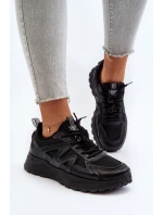 Sneakersy damskie Big Star NN274A085 Czarny Sneakersy damskie Big Star NN274A085 Czarny