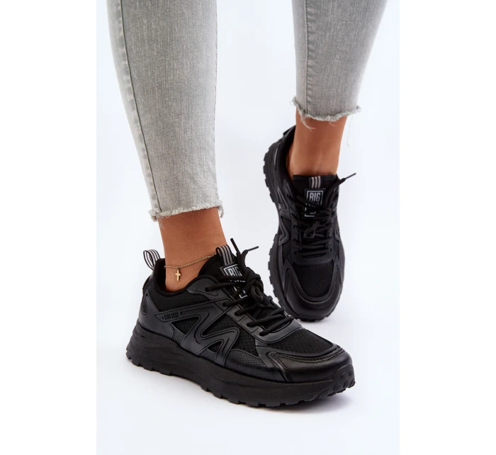 Sneakersy damskie Big Star NN274A085 Czarny Sneakersy damskie Big Star NN274A085 Czarny