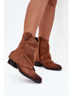 Zateplené Boty Na Podpatku Camel model 21708405 - Boto