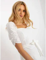 Dámske šaty LK SK 508994.43P ecru - FPrice