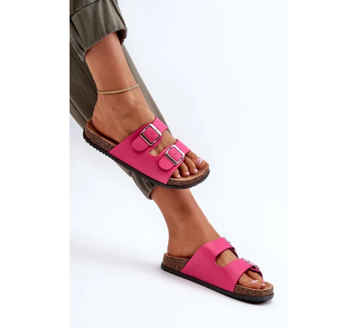 Dámske papuče s prackami Fuchsia Oliena Dámske papuče s prackami Fuchsia Oliena