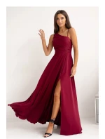 Dlouhé šaty model 21958991 bordó - With You Dlouhé šaty model 21958991 bordó - With You