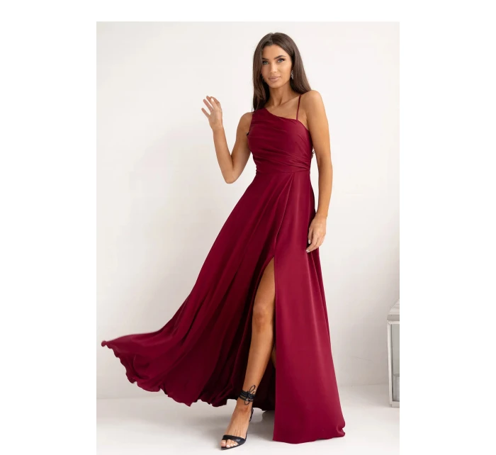 Dlouhé šaty model 21958991 bordó - With You Dlouhé šaty model 21958991 bordó - With You